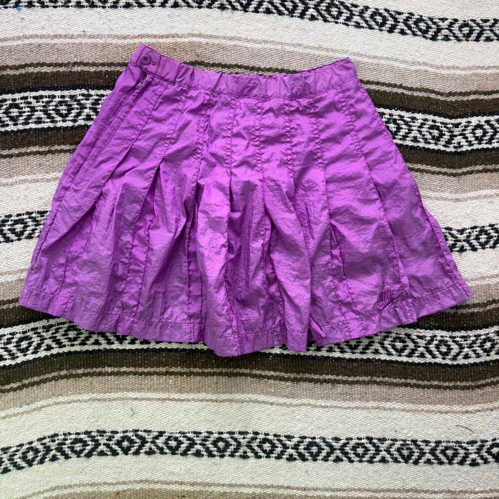 Women's Vintage 90's Nike Tennis Challenge Court Purple Nylon Vest Sz Medium VTG